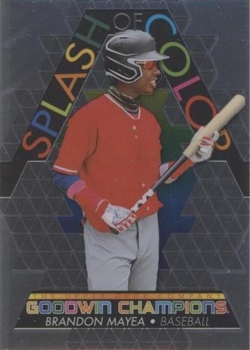 2022 Upper Deck Goodwin Champions - Brando Mayea #SCP24