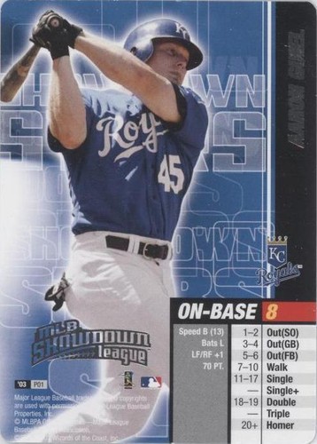 2003 MLB Showdown League Promos - Aaron Guiel #P01