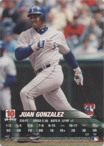 2004 MLB Showdown - Juan González #331