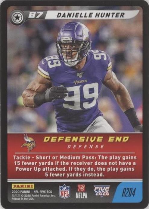 2020 Panini NFL Five TCG Danielle Hunter #R204