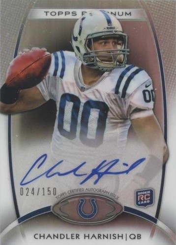 2012 Topps Platinum Chandler Harnish #141