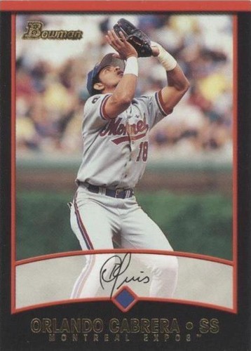 2001 Bowman - Orlando Cabrera #93