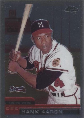 topps 47 HANK AARON 野球カード 1955 Topps Hank Aaron Card #47 2nd Year Psa 4 Graded Ex