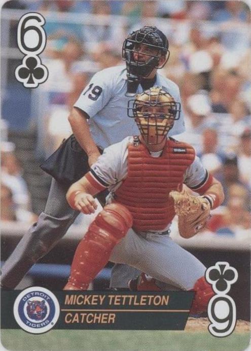 1993 Bicycle Baseball Aces Playing Cards - Mickey Tettleton #6C | eBay