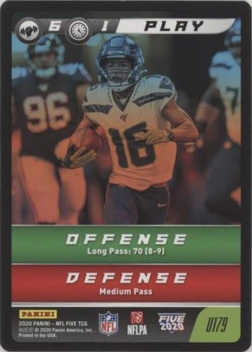2020 Panini NFL Five TCG Tyler Lockett #U179