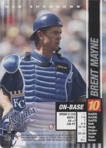 2002 MLB Showdown Trading Deadline - Brent Mayne #044
