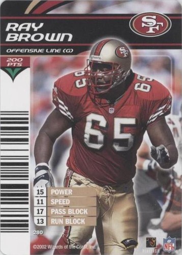 2002-03 NFL Showdown Ray Brown #280