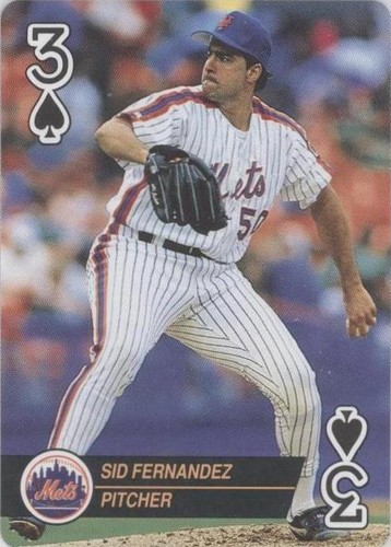 1993 Bicycle Baseball Aces Playing Cards - Sid Fernandez #3S