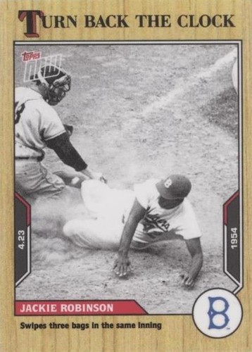 2021 Topps Now Turn Back the Clock - Jackie Robinson #23