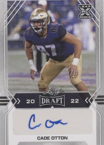 2022 Leaf Draft Cade Otton #BA-CO2