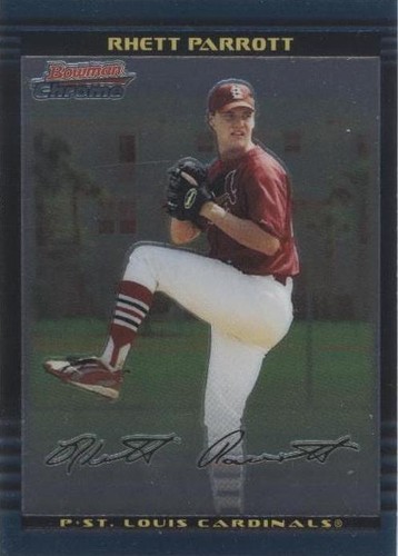 2002 Bowman Chrome Draft Picks & Prospects - Rhett Parrott #BDP109