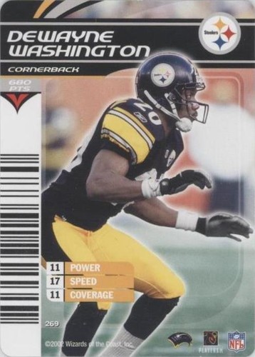 2002-03 NFL Showdown Dewayne Washington #269