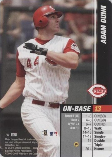2003 MLB Showdown - Adam Dunn #087