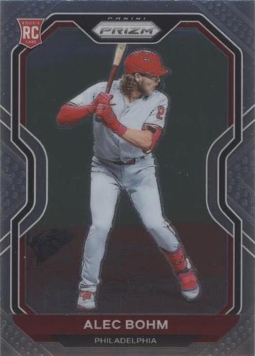 2021 Panini Mosaic Alec Bohm RED YELLOW FUSION PRIZM /88 SGC