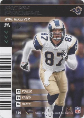 2001-02 NFL Showdown 1st Edition Ricky Proehl #410
