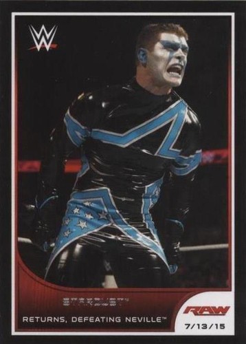 2016 Topps WWE Road to Wrestlemania - Stardust #59