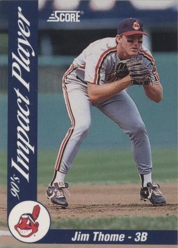 メジャーリーガー Jim Thome バット付きカード 1992 Stadium Club Baseball Jim Thome #360 | eBay