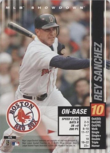 2002 MLB Showdown Pennant Run - Rey Sanchez #079