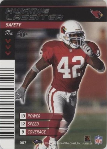 2001-02 NFL Showdown 1st Edition Kwamie Lassiter #007