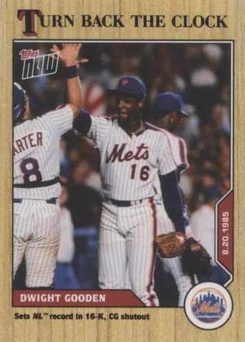 2020 Topps Now Turn Back the Clock - Dwight Gooden #143