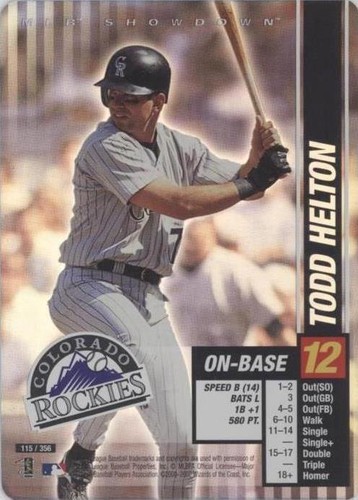 2002 MLB Showdown - Todd Helton #115