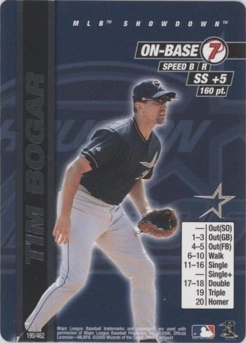 2000 MLB Showdown - Tim Bogar #190