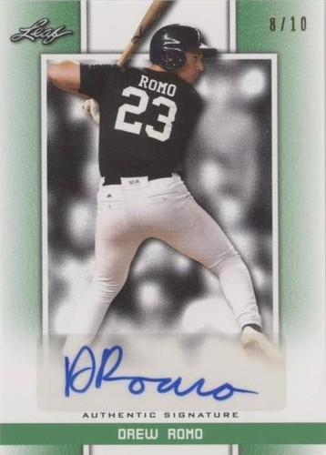 2019 Leaf Perfect Game National Showcase - Drew Romo #BA-DR1