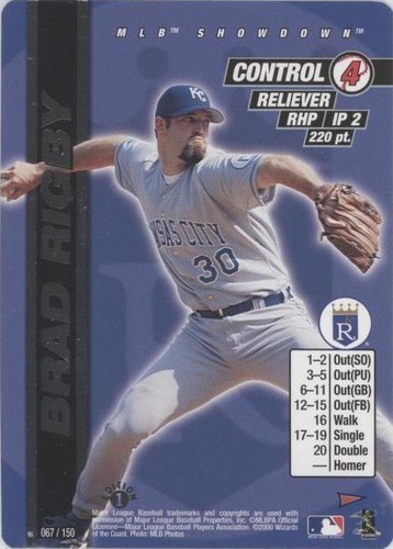 2000 MLB Showdown Pennant Run - Brad Rigby #067