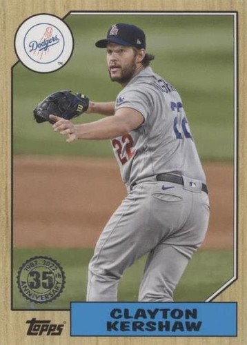 2022 Topps Series 1 - Clayton Kershaw #T87-38