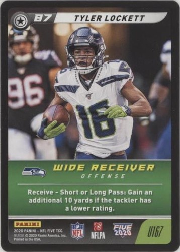2020 Panini NFL Five TCG Tyler Lockett #U167