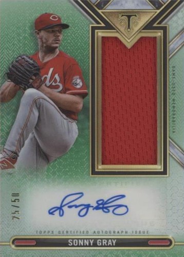 2021 Topps Triple Threads - Sonny Gray #ASJR-SG