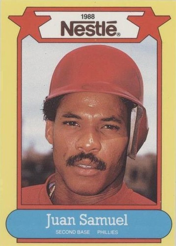 1988 Nestle - Juan Samuel #16
