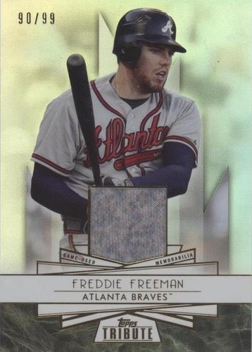 Freddie Freeman 2025 Topps Tribute Stamp Of Approval Relic