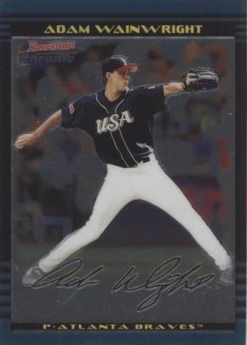 2002 Bowman Chrome Draft Picks & Prospects - Adam Wainwright #BDP128
