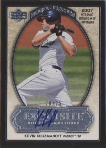 2007 Upper Deck Exquisite Rookie Signatures - Kevin Kouzmanoff #RH-KK4