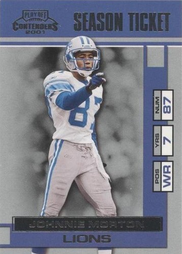 2001 Playoff Contenders Johnnie Morton #30
