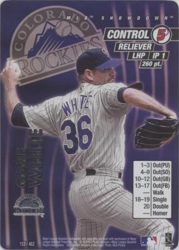 2001 MLB Showdown - Gabe White #153