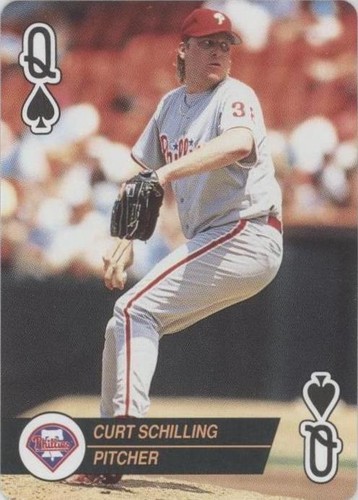 1993 Bicycle Baseball Aces Playing Cards - Curt Schilling #QS
