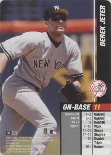 2003 MLB Showdown - Derek Jeter #204