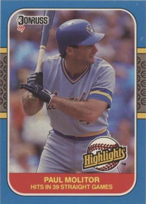 Donruss Highlights 1987 - Paul Molitor #29