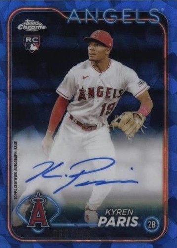 2024 Topps Chrome Sapphire Edition - Kyren Paris #CSA-KP