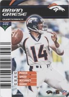 2002-03 NFL Showdown Brian Griese #102