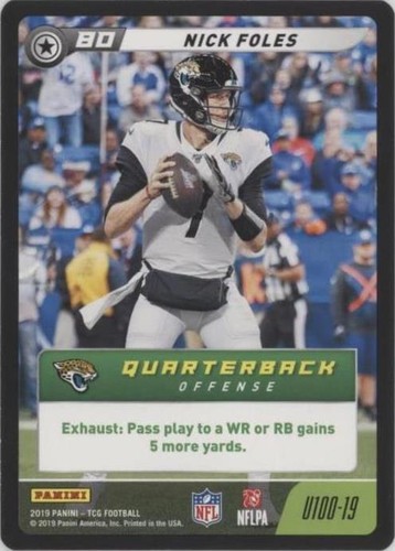 2019 Panini NFL Five TCG Nick Foles #U100-19