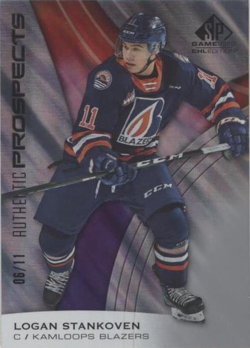 2019-20 Upper Deck SP Game Used CHL Edition - Logan Stankoven #58