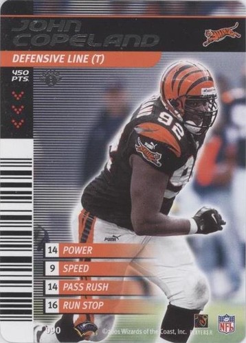 2001-02 NFL Showdown 1st Edition John Copeland #090