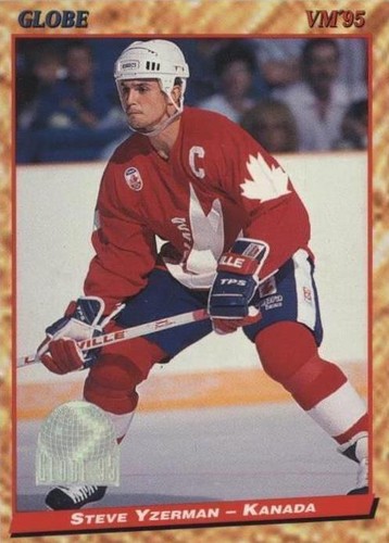 1995 Semic Globe - Steve Yzerman #89