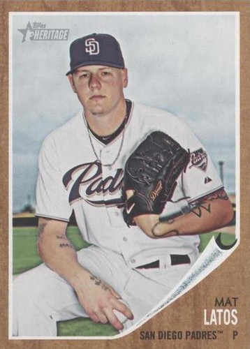 2011 Topps Heritage - Mat Latos #179