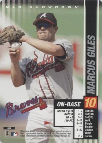 2002 MLB Showdown Pennant Run - Marcus Giles #039