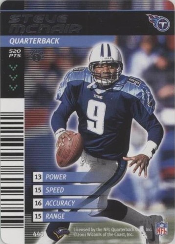 2001-02 NFL Showdown 1st Edition Steve McNair #440