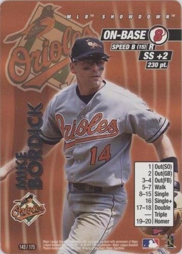 2001 MLB Showdown Pennant Run - Mike Bordick #143